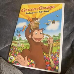 Curious George Swings into Spring DVD With Sticker Sheet